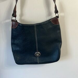 Black leather Handbag from Dooney and Bourke